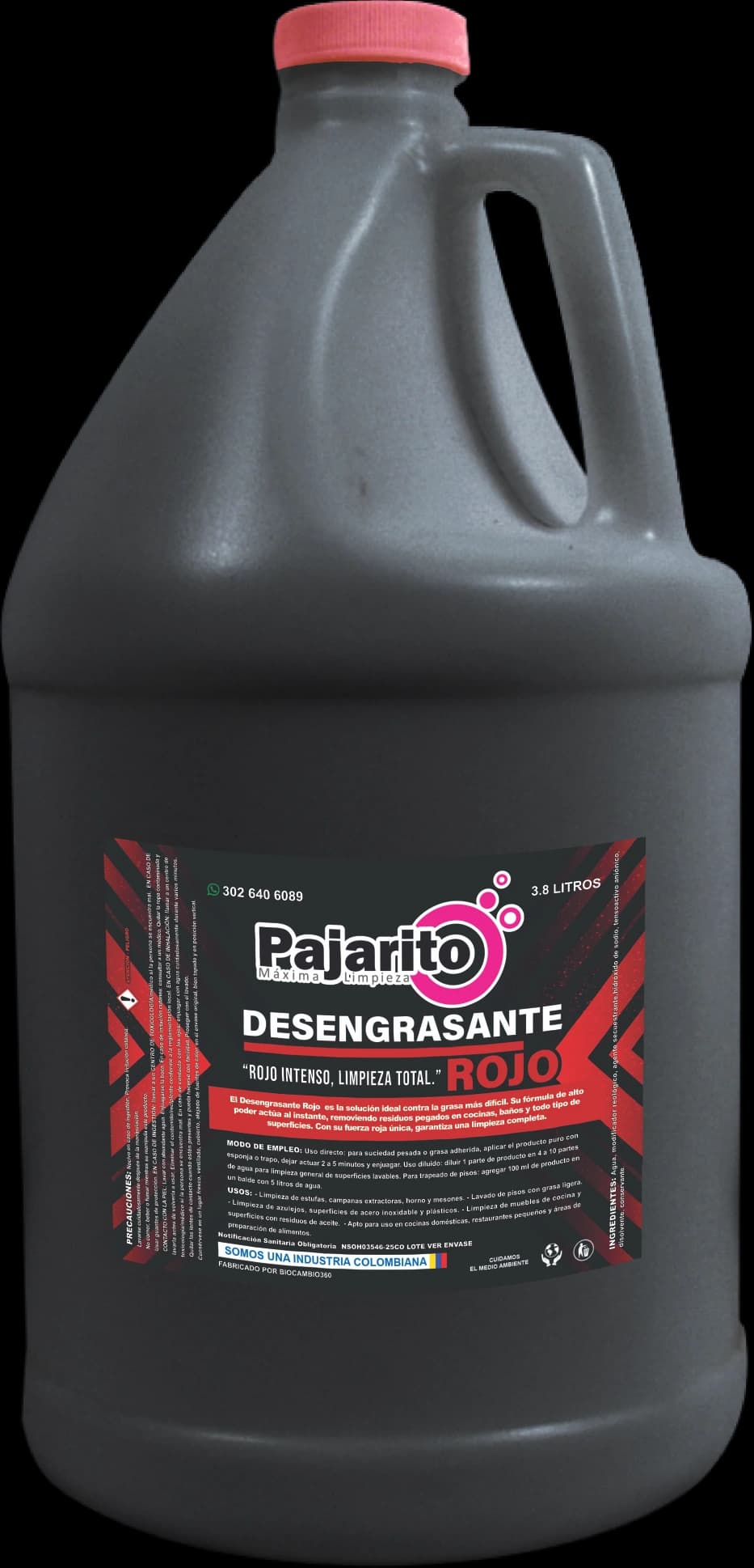 Desengrasante Rojo 3.8L